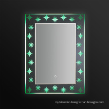 Jnh278 Base Crystal Illuminated Bathroom Mirror with Touch Screen
